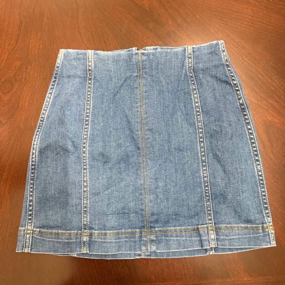 Wild Fable Blue Denim Mini Skirt